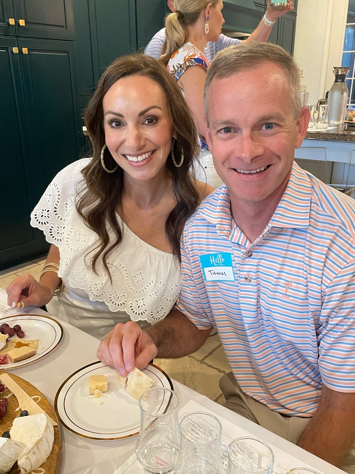 Two guests at a Veritas client event.